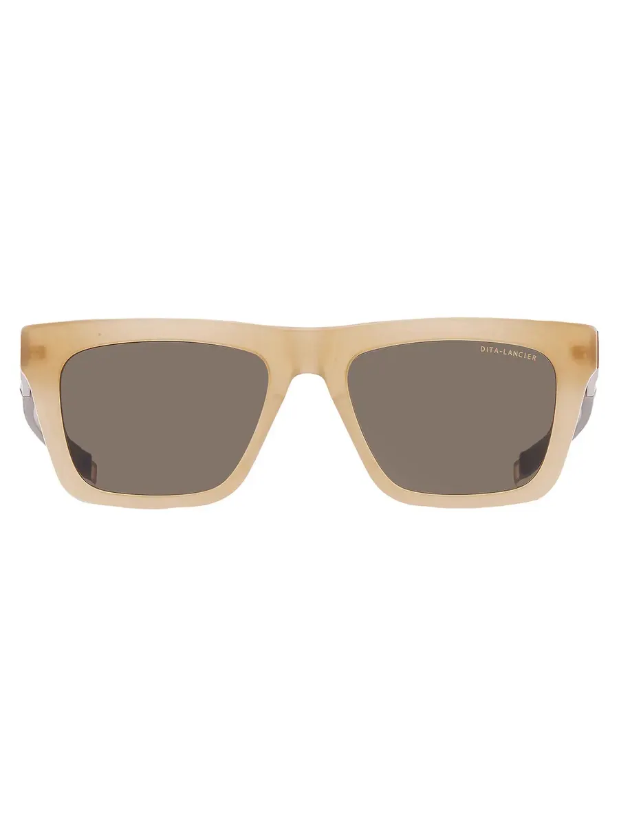 Солнцезащитные очки Dita LANCIER Green Square унисекс LSA-429 03 54 — изображение 1 из 4, песочный/золотистый