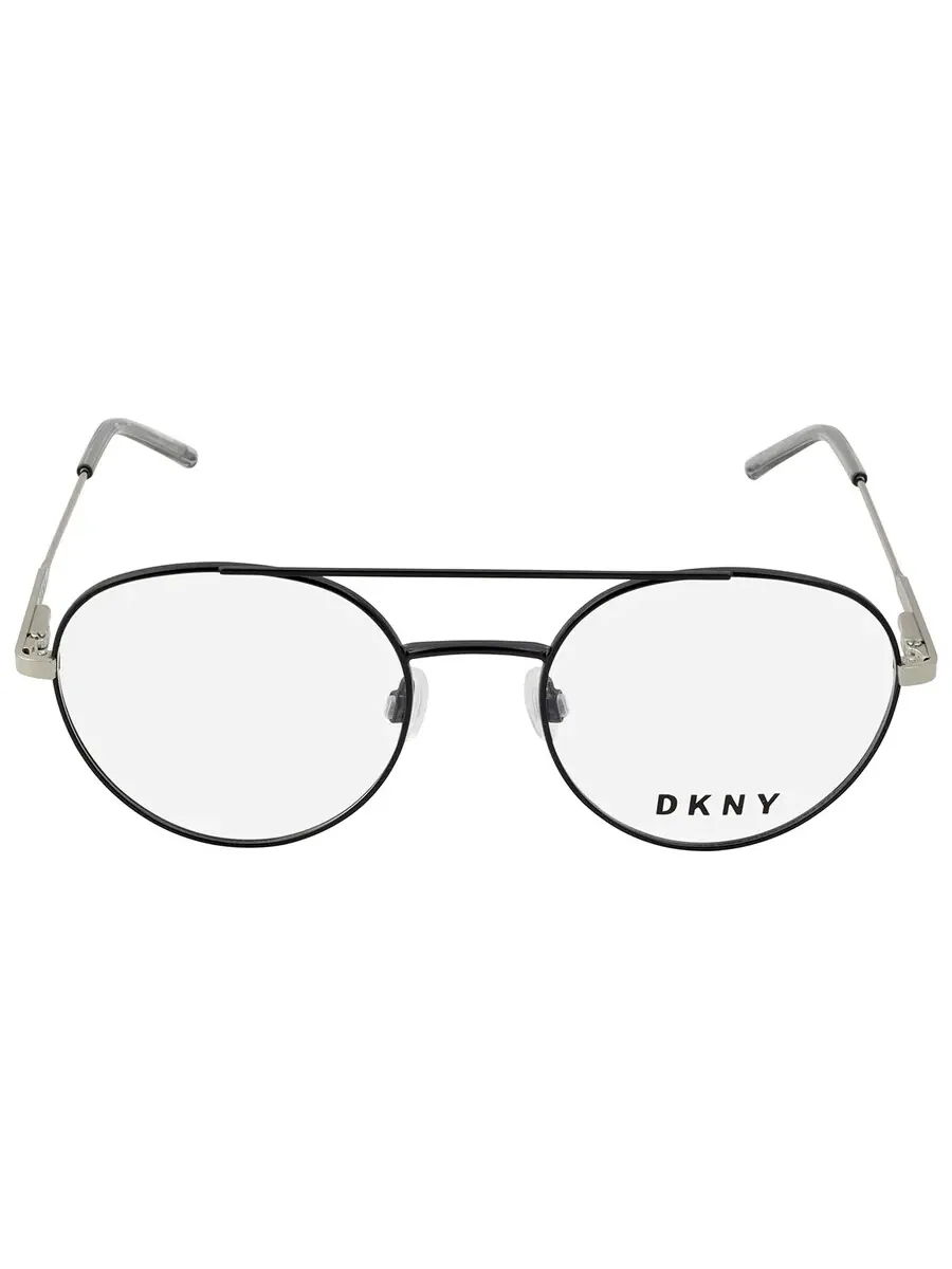 Демонстрационные круглые женские очки DKNY DK1025 001 51 — серебристый