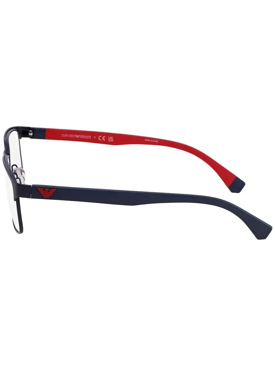 Мужские очки Emporio Armani Demo Rectangular EA1105 3092 56 — изображение 3 из 3, синий