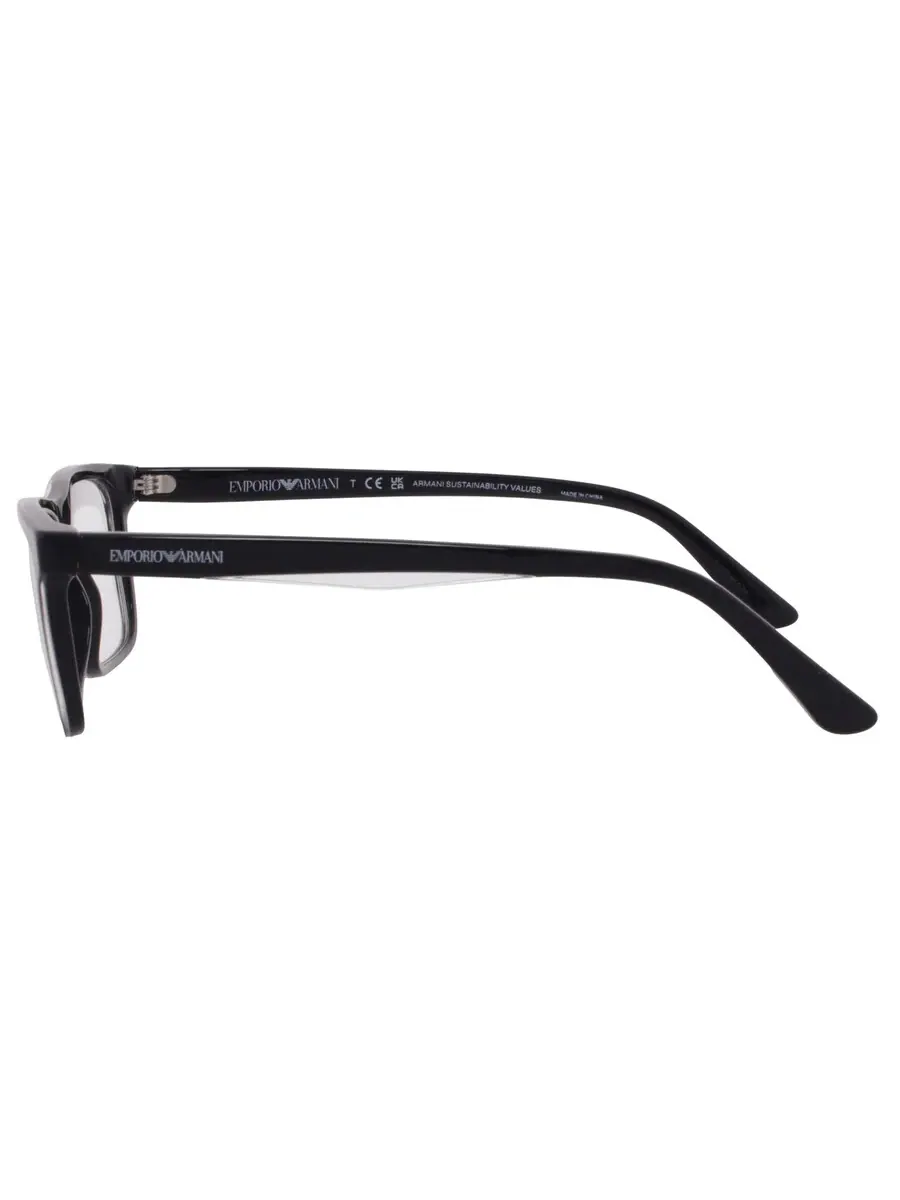 Мужские очки Emporio Armani Demo Square EA3227 6051 54 — изображение 4 из 4, черный