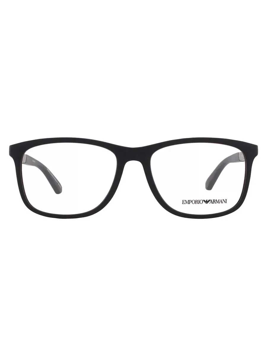 Мужские очки Emporio Armani Demo Square EA3247 6186 55 — коричневый
