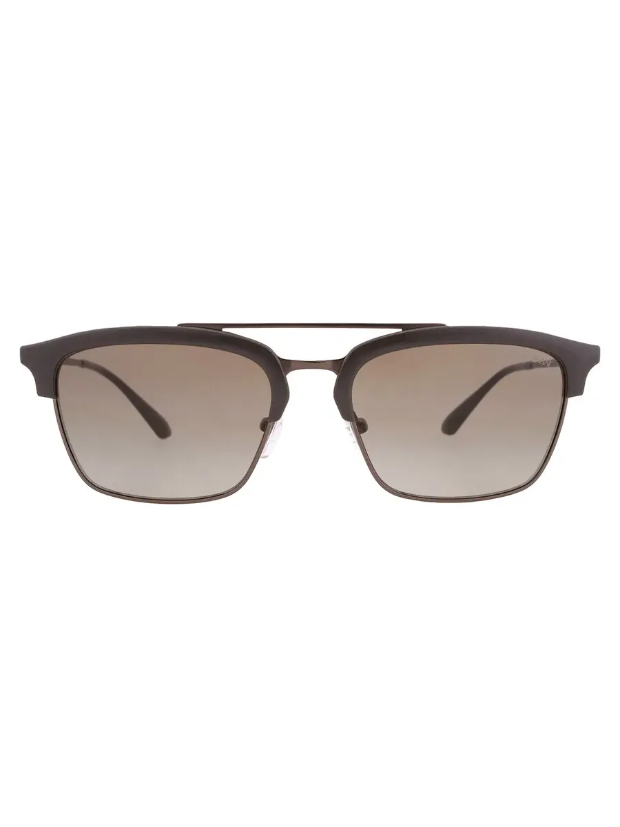 Мужские солнцезащитные очки Emporio Armani Green Gradient Square EA4228 30038E 55 — зеленый