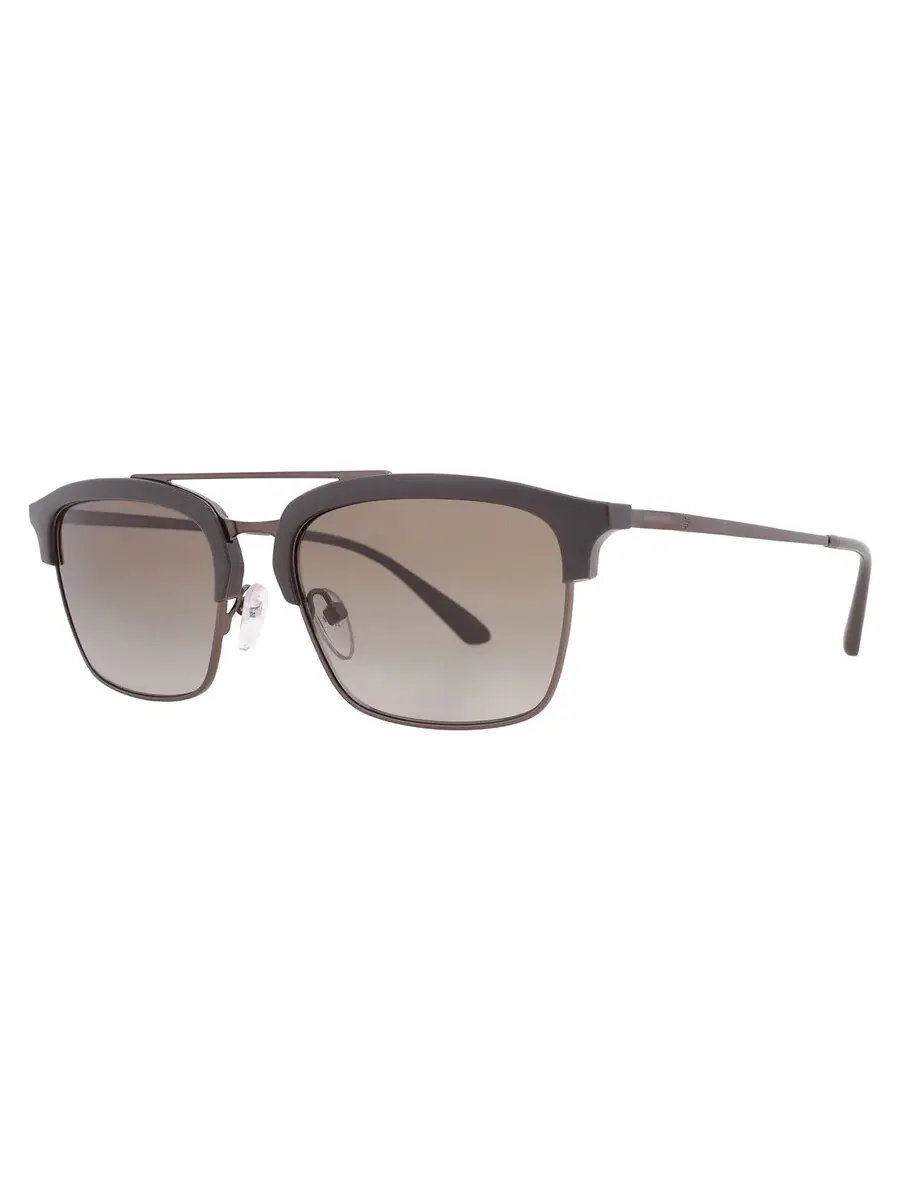 Мужские солнцезащитные очки Emporio Armani Green Gradient Square EA4228 30038E 55 — изображение 2 из 4, зеленый