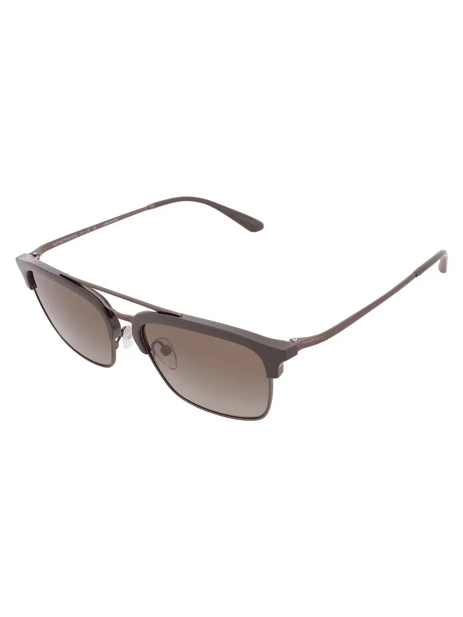 Мужские солнцезащитные очки Emporio Armani Green Gradient Square EA4228 30038E 55 — изображение 3 из 4, зеленый