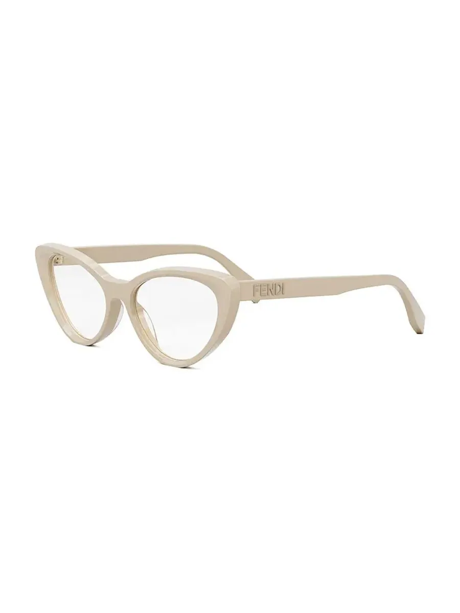 Очки для женщин Fendi Demo Cat Eye FE50075I 057 53 — бежевый