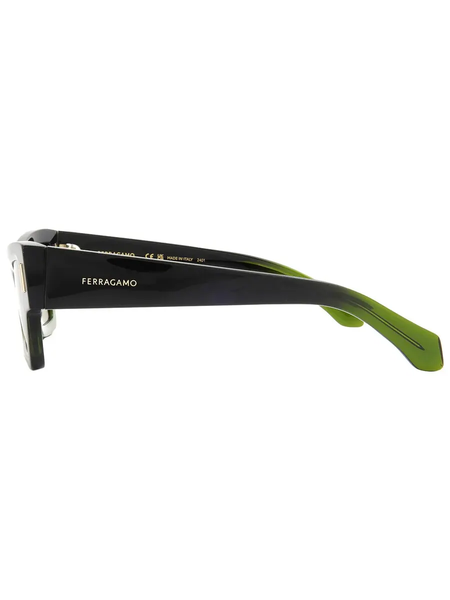 Женские солнцезащитные очки Ferragamo "Кошачий глаз" коричневого цвета SF2006S 316 53 — изображение 3 из 4
