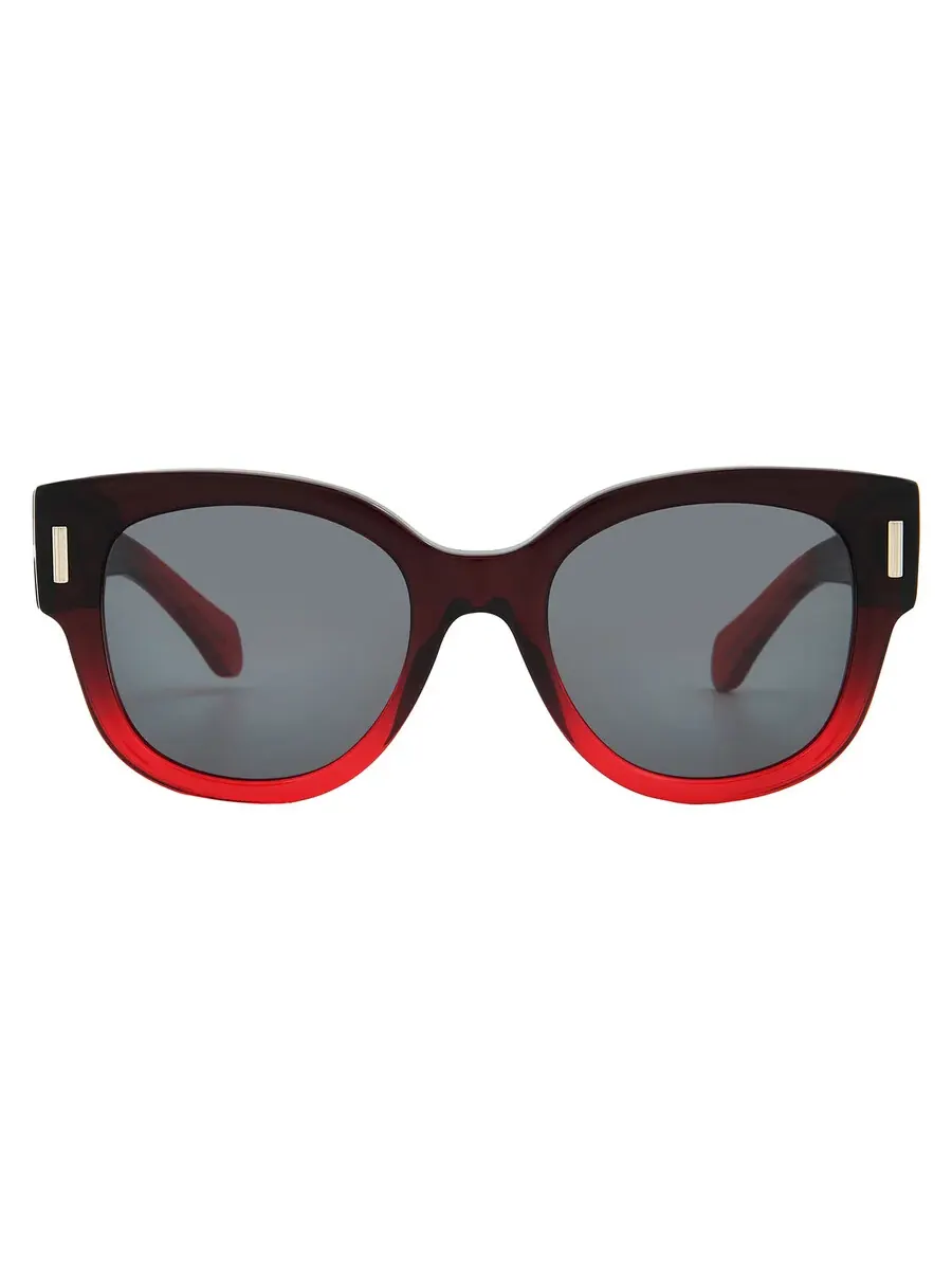 Женские солнцезащитные очки Ferragamo Grey Oval SF2007S 615 51 — изображение 1 из 4