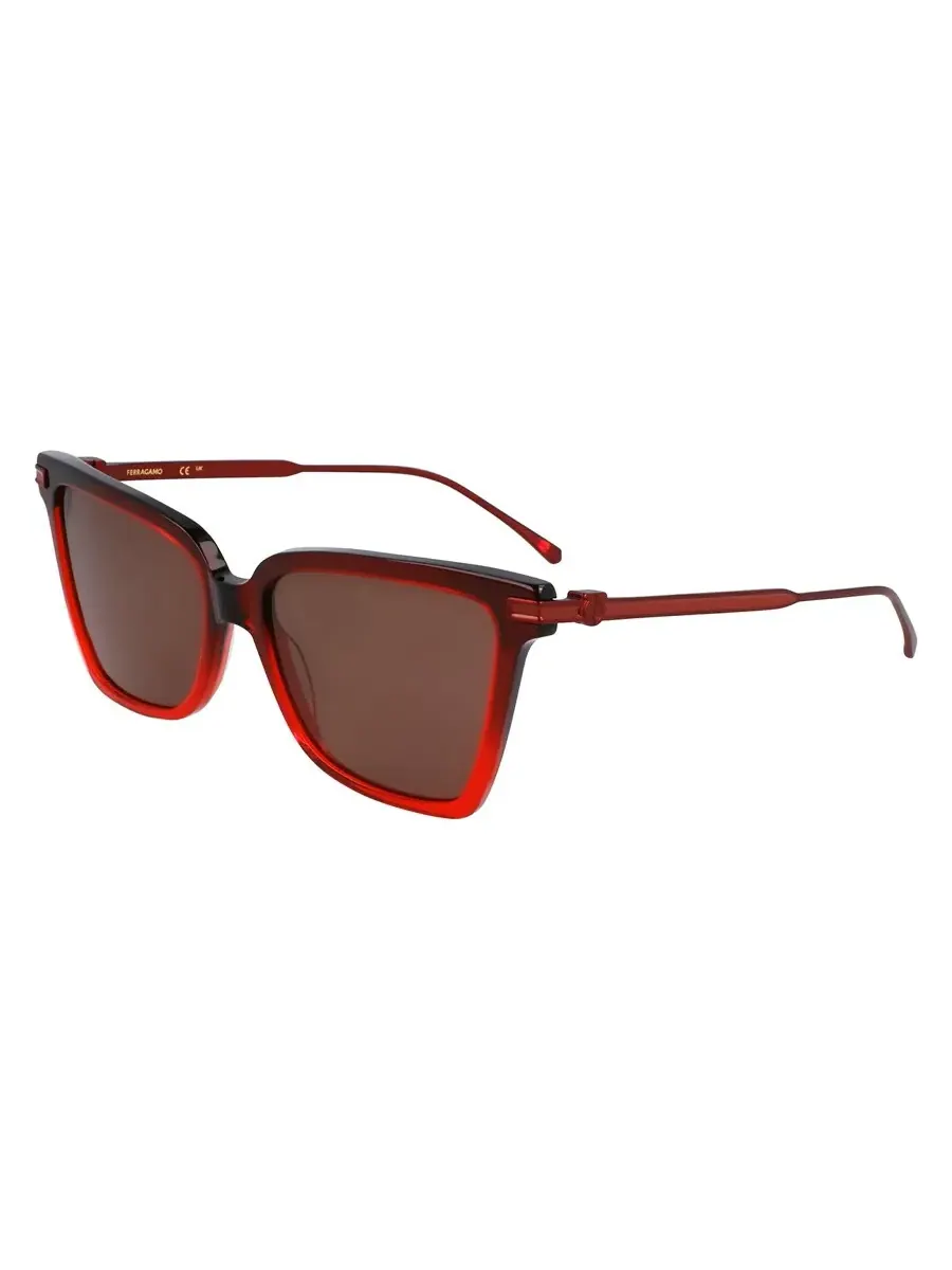 Женские солнцезащитные очки Ferragamo Red Butterfly SF2036S 615 56 — изображение 2 из 4
