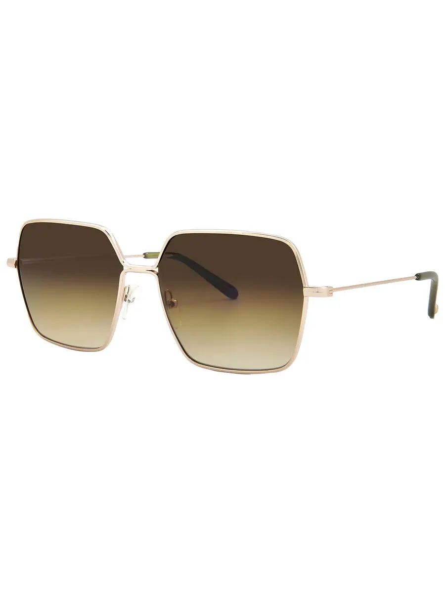 Солнцезащитные очки для женщин Garrett Leight MEADOW SUN Olive Gradient Square 4067 G-DGFR/OG 56 — изображение 3 из 5
