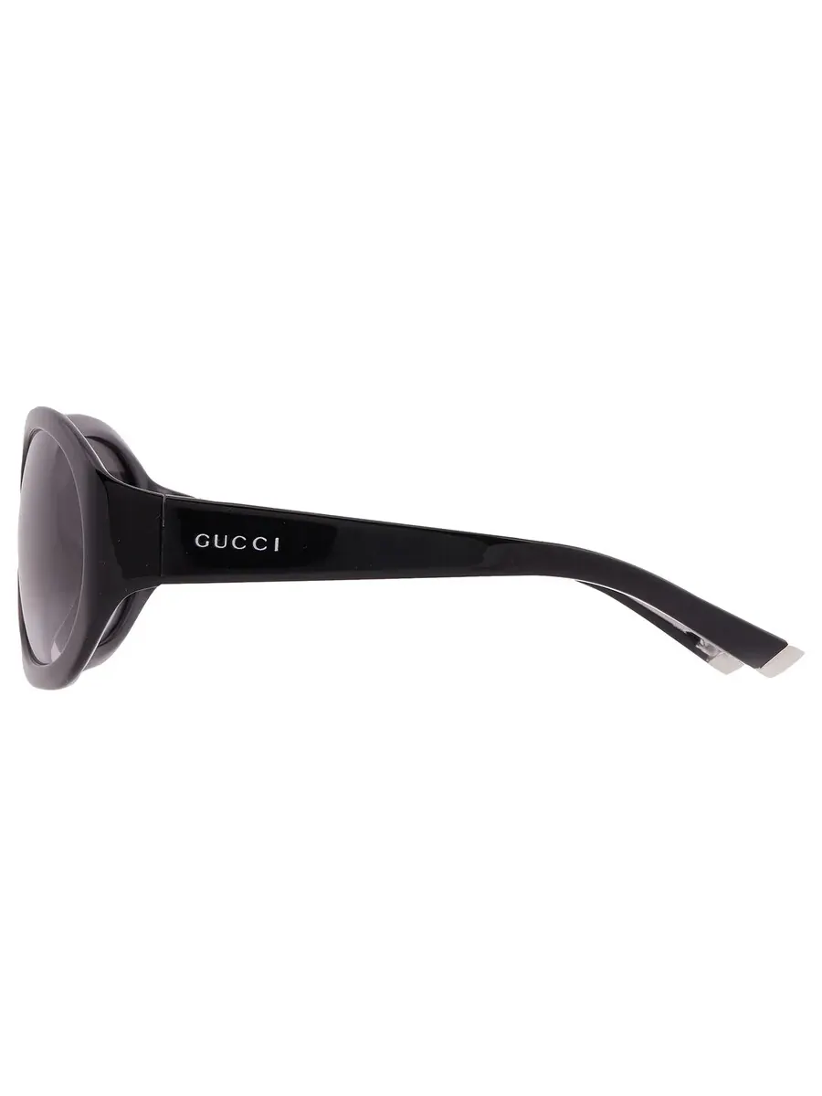 Очки для женщин Gucci серого градиента большого размера GG2012S 001 62 — изображение 4 из 5, черный