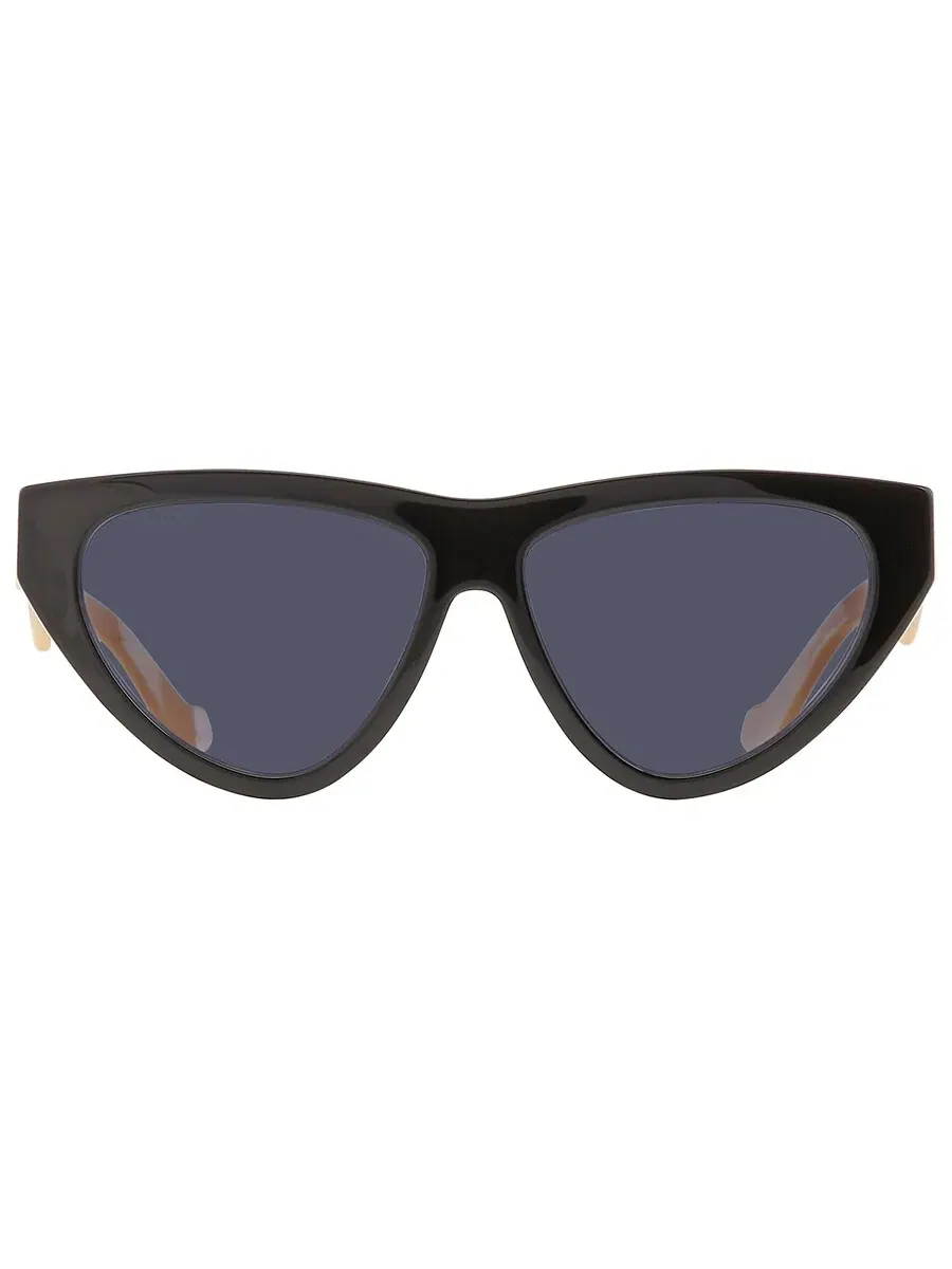 Женские солнцезащитные очки Gucci Blue Cat Eye GG1333S 004 58 — изображение 1 из 6, черный