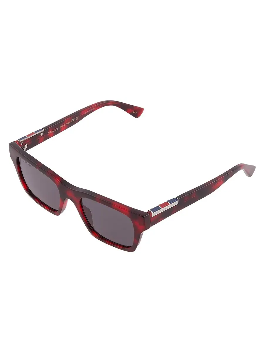 Мужские солнцезащитные очки Gucci Grey Square GG1889S 003 51 — изображение 3 из 5, красный