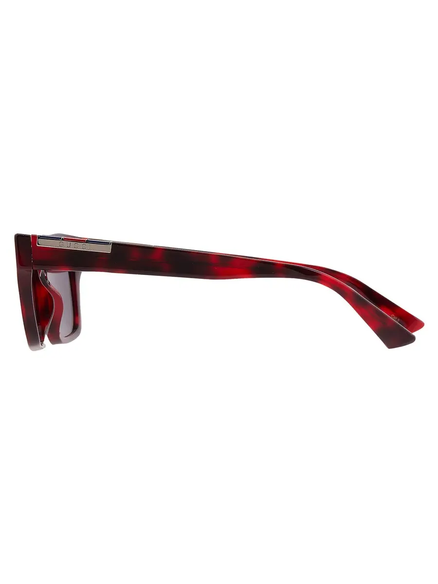 Мужские солнцезащитные очки Gucci Grey Square GG1889S 003 51 — изображение 4 из 5, красный