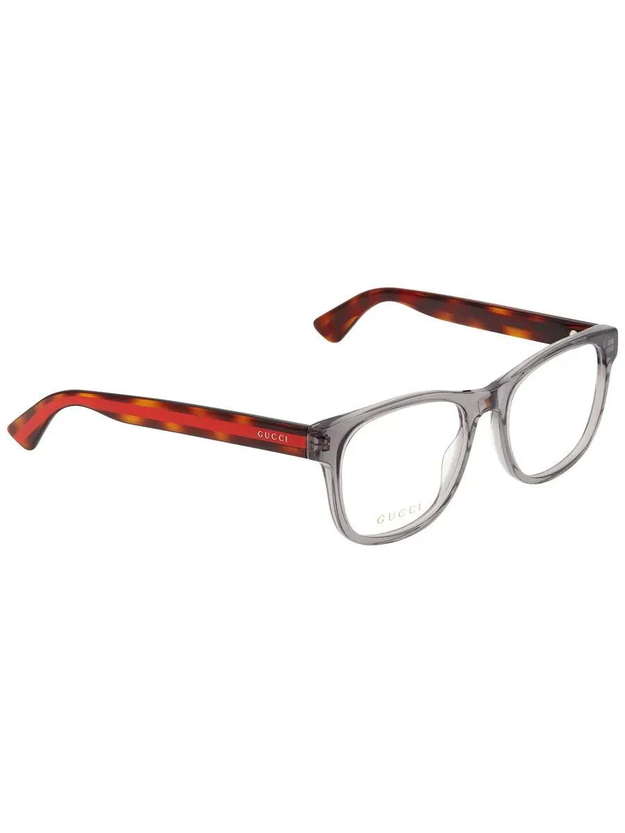 Мужские очки Gucci Demo Square GG0004ON 004 53 — изображение 2 из 4, серый