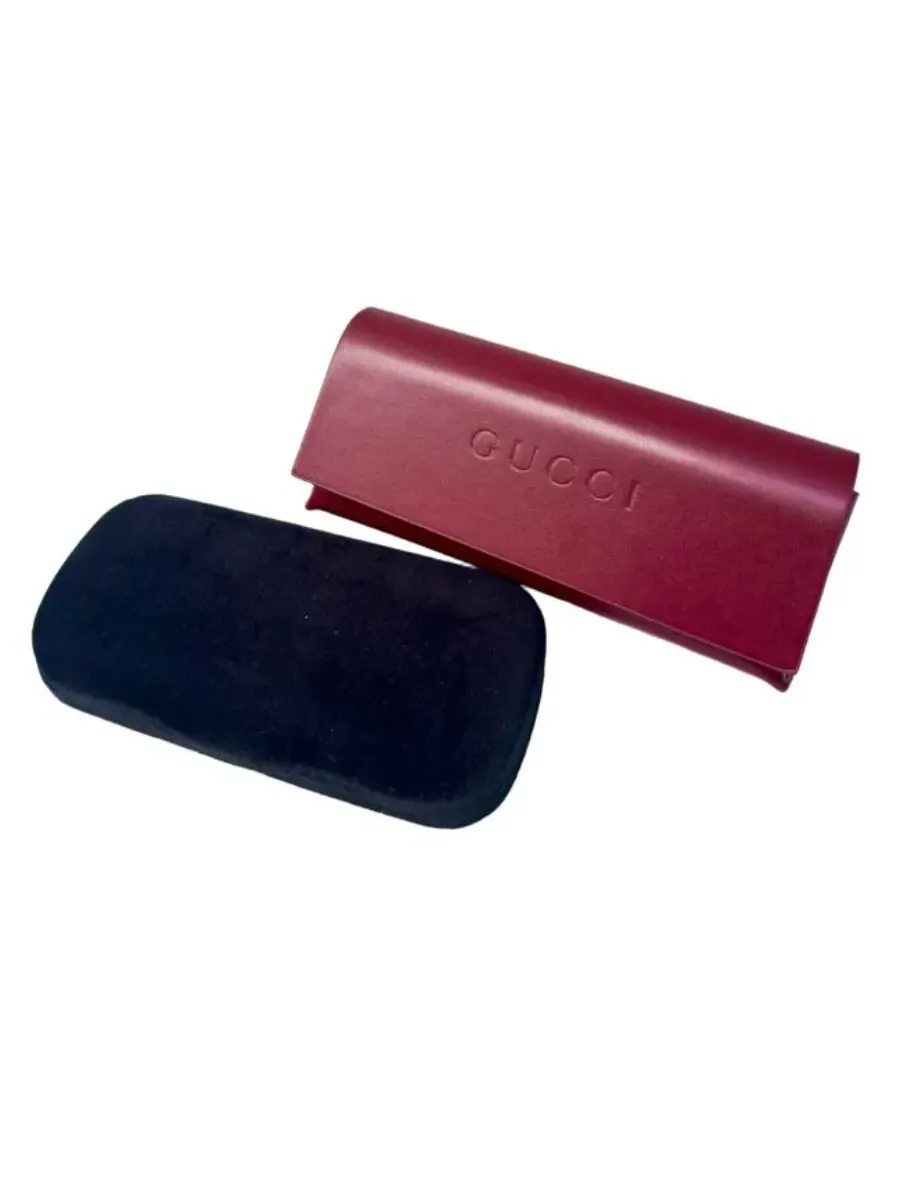 Мужские очки Gucci Demo Square GG0004ON 011 53 — изображение 4 из 4, зеленый прозрачный