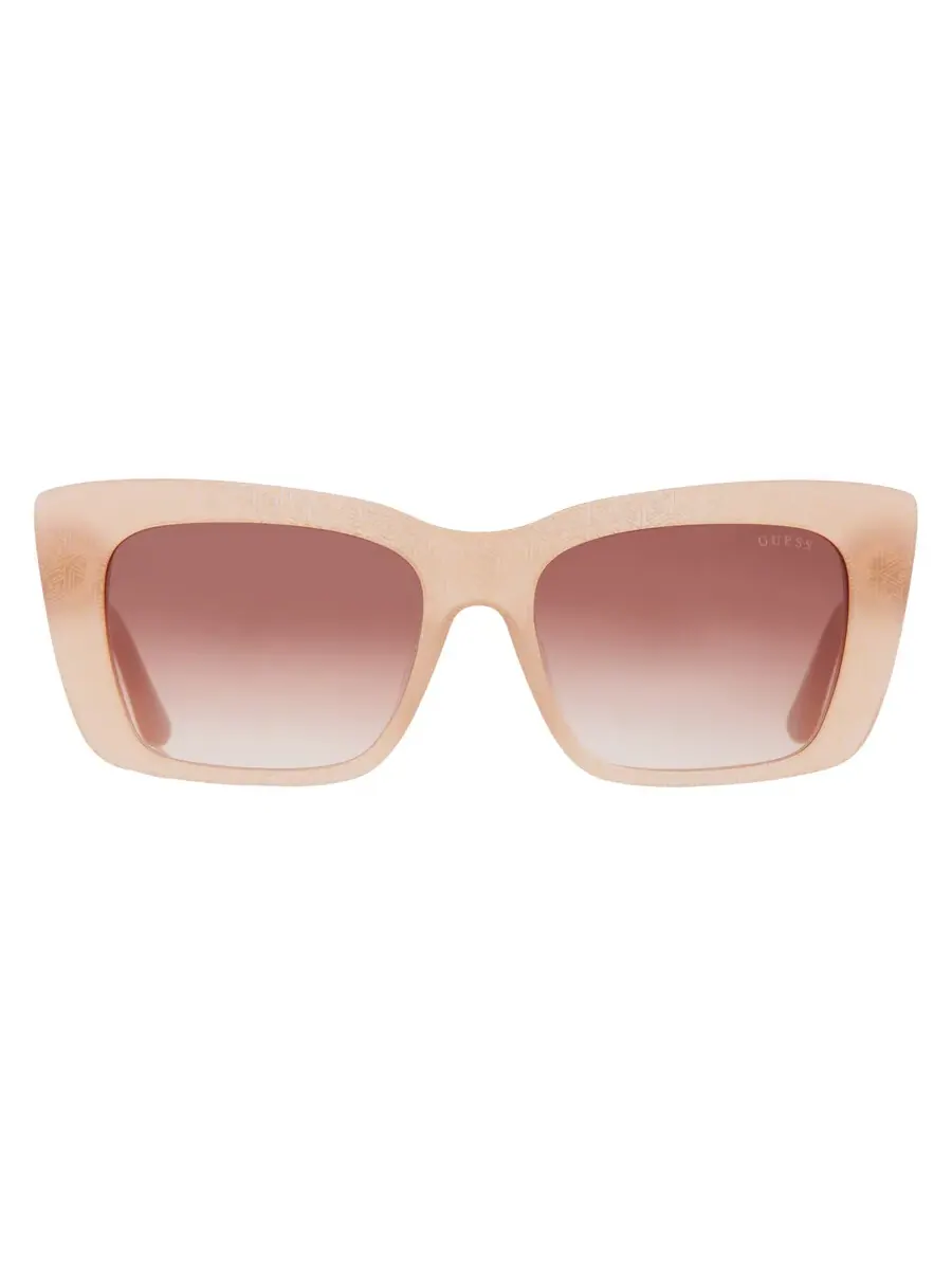 Женские солнцезащитные очки Guess Gradient Brown Cat Eye GU7890 57F 55