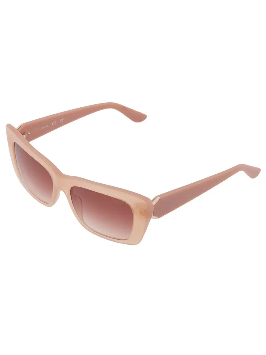 Женские солнцезащитные очки Guess Gradient Brown Cat Eye GU7890 57F 55 — изображение 3 из 4, бежевый