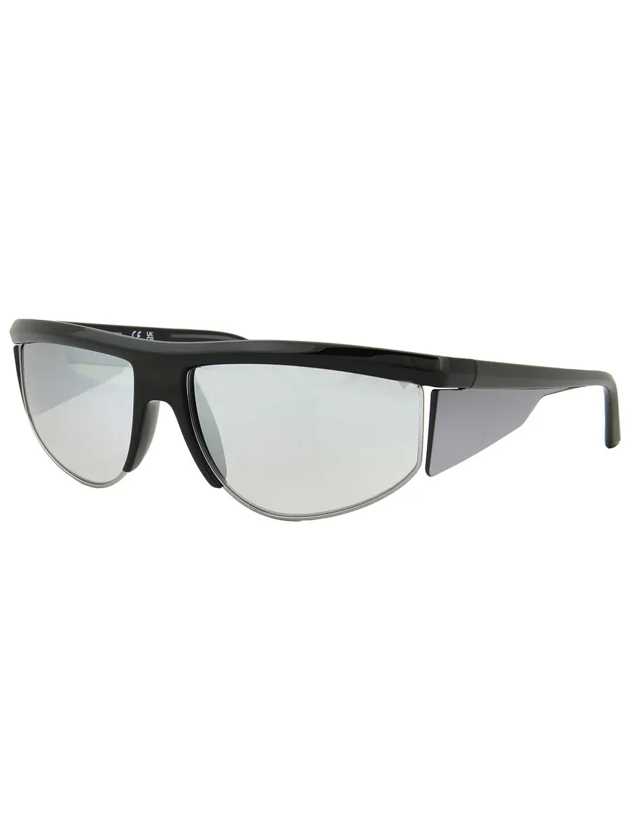 Очки Guess Light Grey Mirror Browline для мужчин GU00072 01C 62 — изображение 2 из 4, черный
