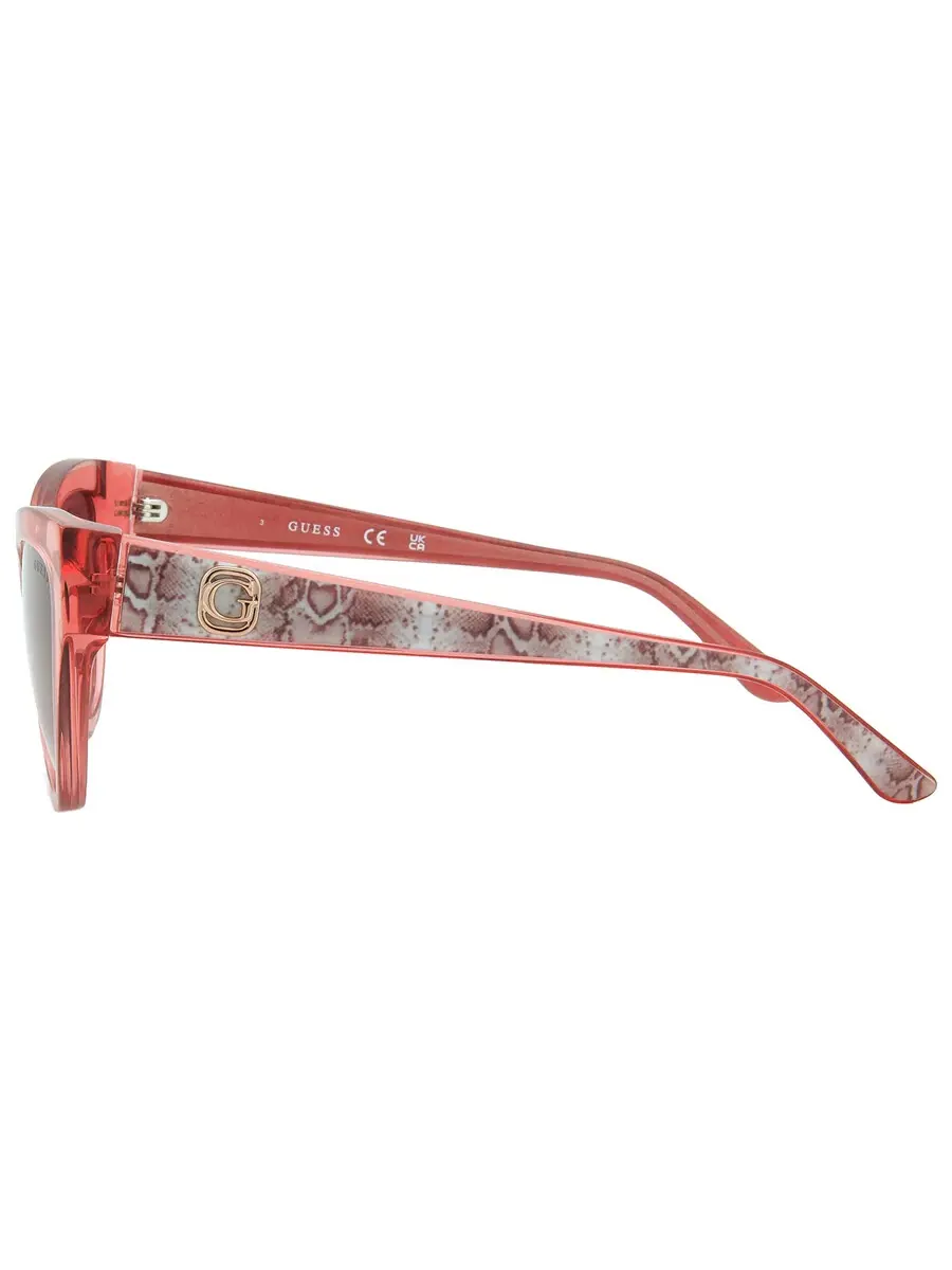 Женские солнцезащитные очки Guess Bordeaux Gradient Cat Eye GU00112 72T 56 — изображение 4 из 5, розовый