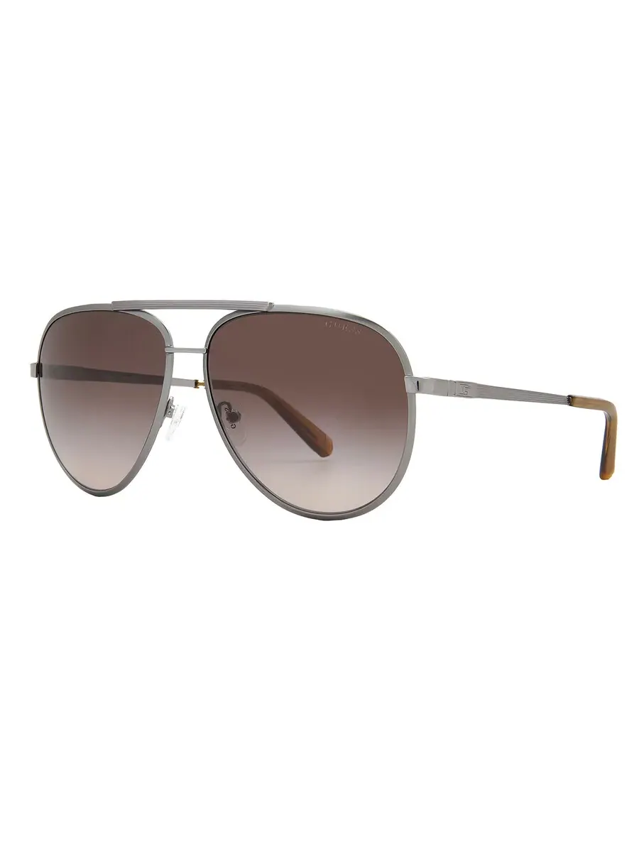 Мужские солнцезащитные очки Guess Brown Gradient Pilot GU00209 09F 61 — изображение 2 из 4, серый