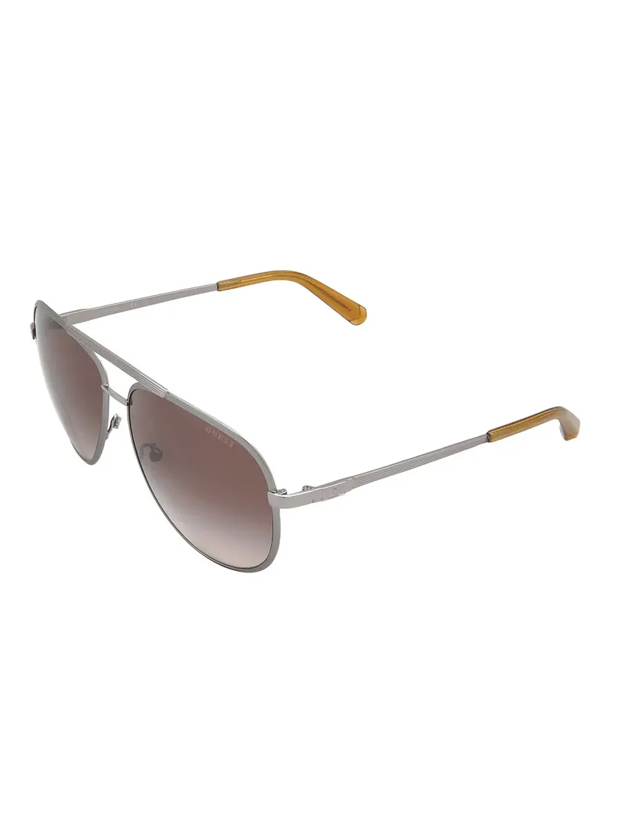 Мужские солнцезащитные очки Guess Brown Gradient Pilot GU00209 09F 61 — изображение 4 из 4, серый