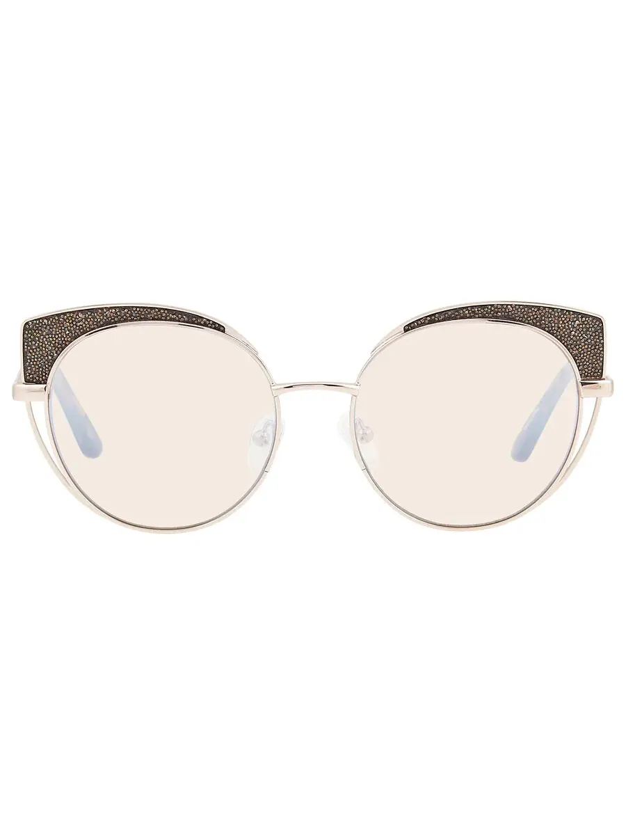Очки солнцезащитные женские Guess Cat Eye GM0796 — изображение 2 из 3, розовый золотистый