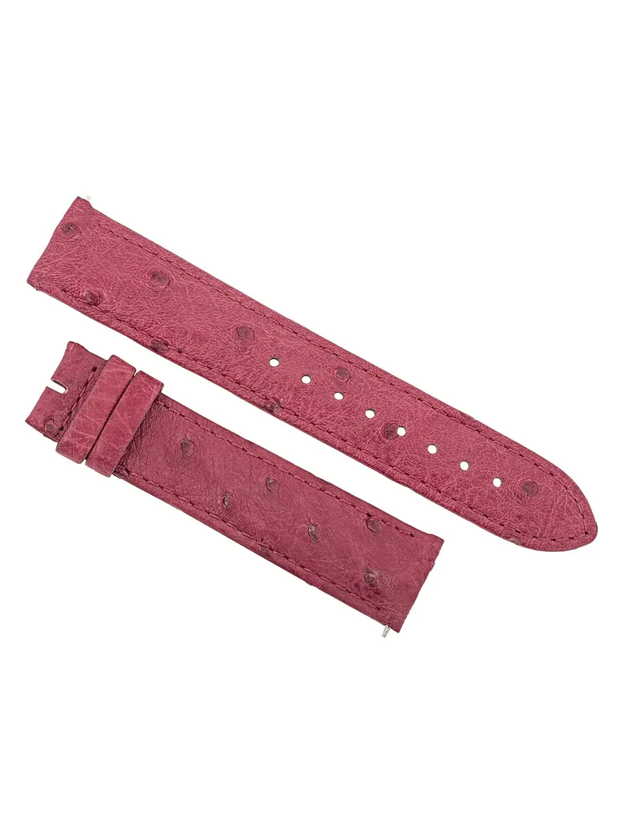 Ремешок Hadley Roma из кожи страуса матовый Bougainvillea — изображение 1 из 2, розовый