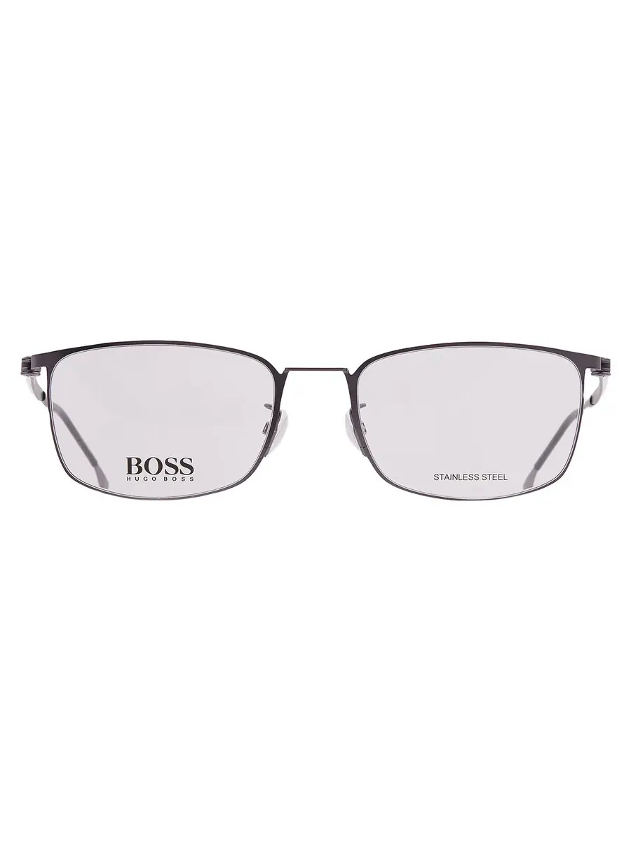 Демонстрационные прямоугольные мужские очки Hugo Boss BOSS 1351/F 0SVK 55 — изображение 1 из 5, черный