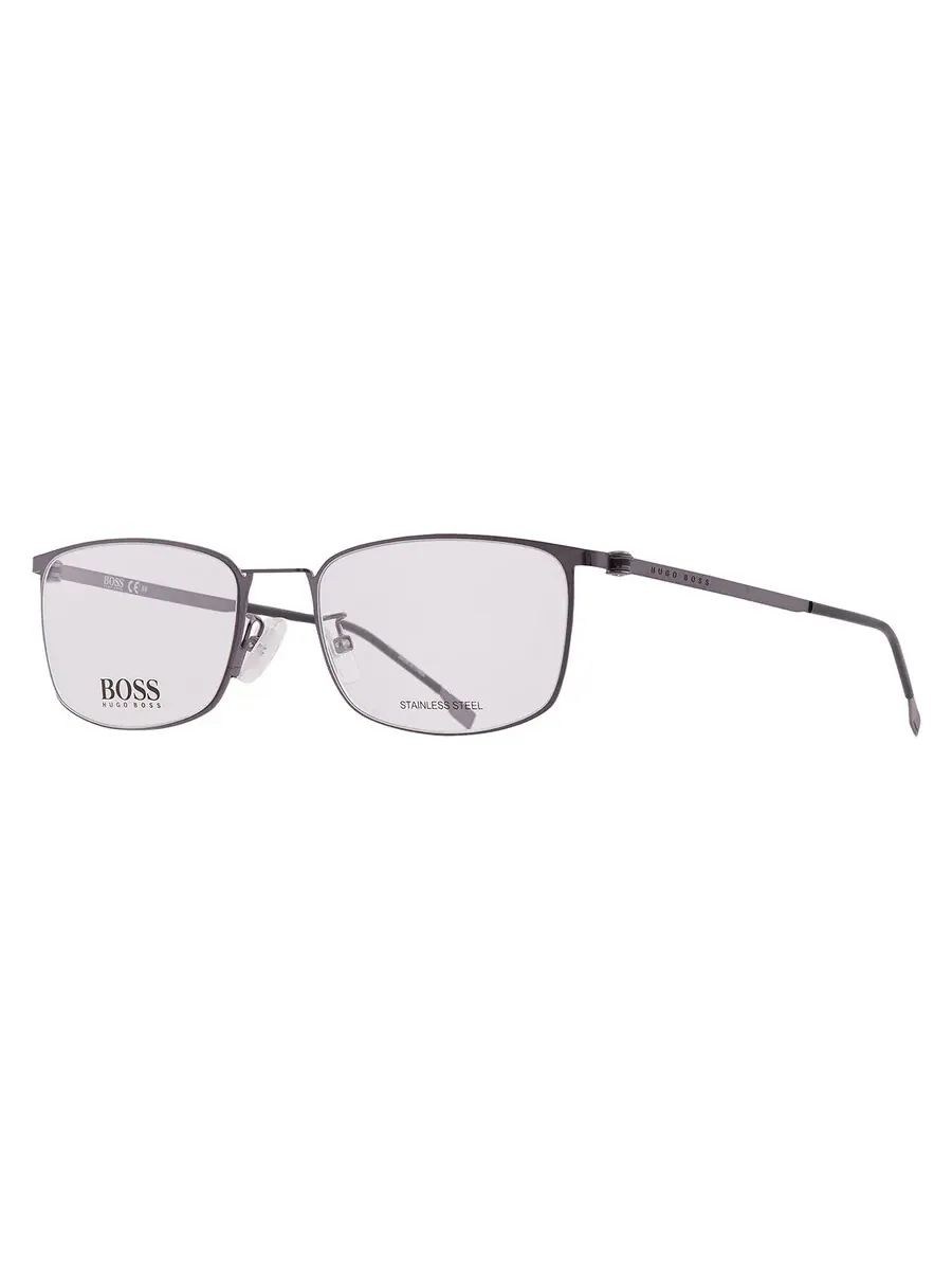 Демонстрационные прямоугольные мужские очки Hugo Boss BOSS 1351/F 0SVK 55 — изображение 2 из 5, черный