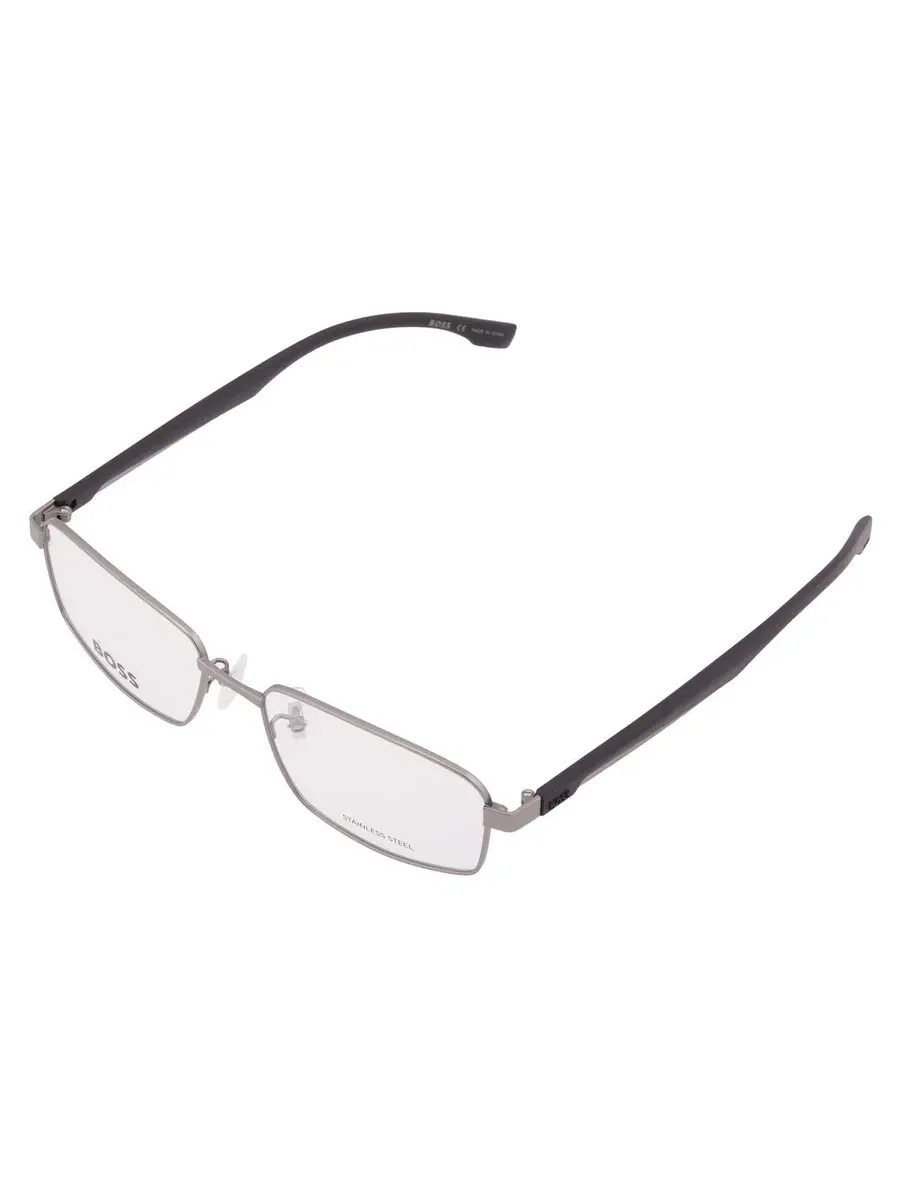 Мужские прямоугольные очки Hugo Boss Demo BOSS 1470/F 0R81 57 — изображение 3 из 5, серый