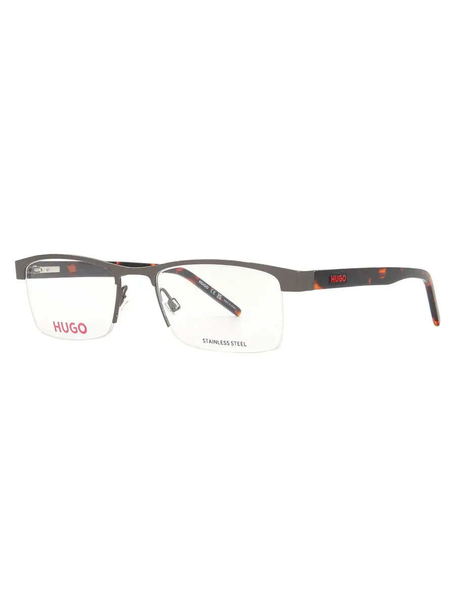 Мужские прямоугольные очки Hugo Boss Demo HG 1199 0R81 53 — изображение 2 из 5, серый