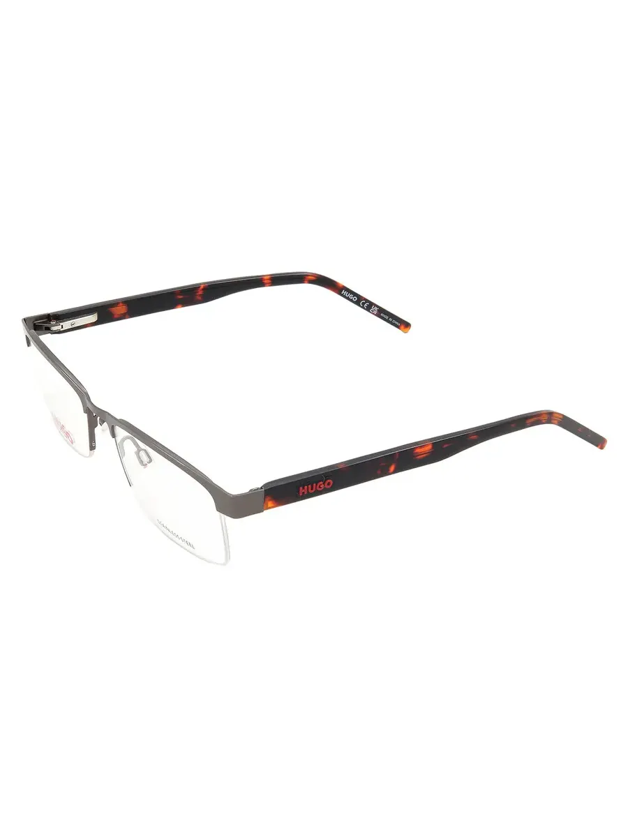 Мужские прямоугольные очки Hugo Boss Demo HG 1199 0R81 53 — изображение 4 из 5, серый