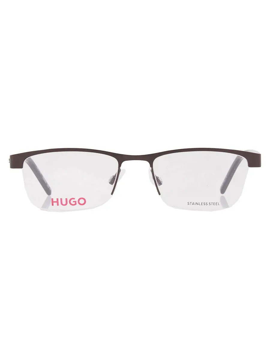 Демонстрационные прямоугольные мужские очки Hugo Boss HG 1199 0SVK 53 — изображение 1 из 5, черный