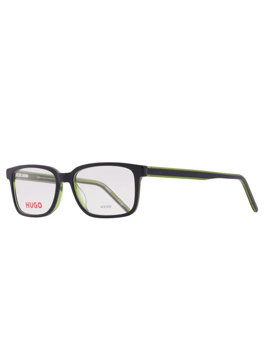 Мужские очки Hugo Boss Demo Rectangular HG1245 0RNB 53 — изображение 2 из 5, синий зеленый