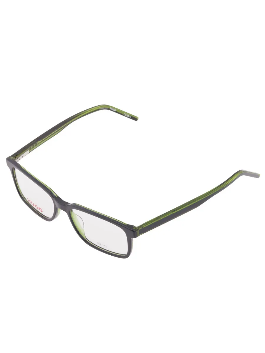 Мужские очки Hugo Boss Demo Rectangular HG1245 0RNB 53 — изображение 3 из 5, синий зеленый
