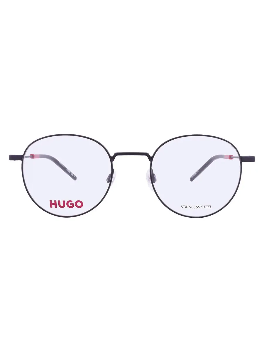 Мужские очки Hugo Boss Demo Round HG 1122 0BLX 51 — изображение 1 из 5, черный красный