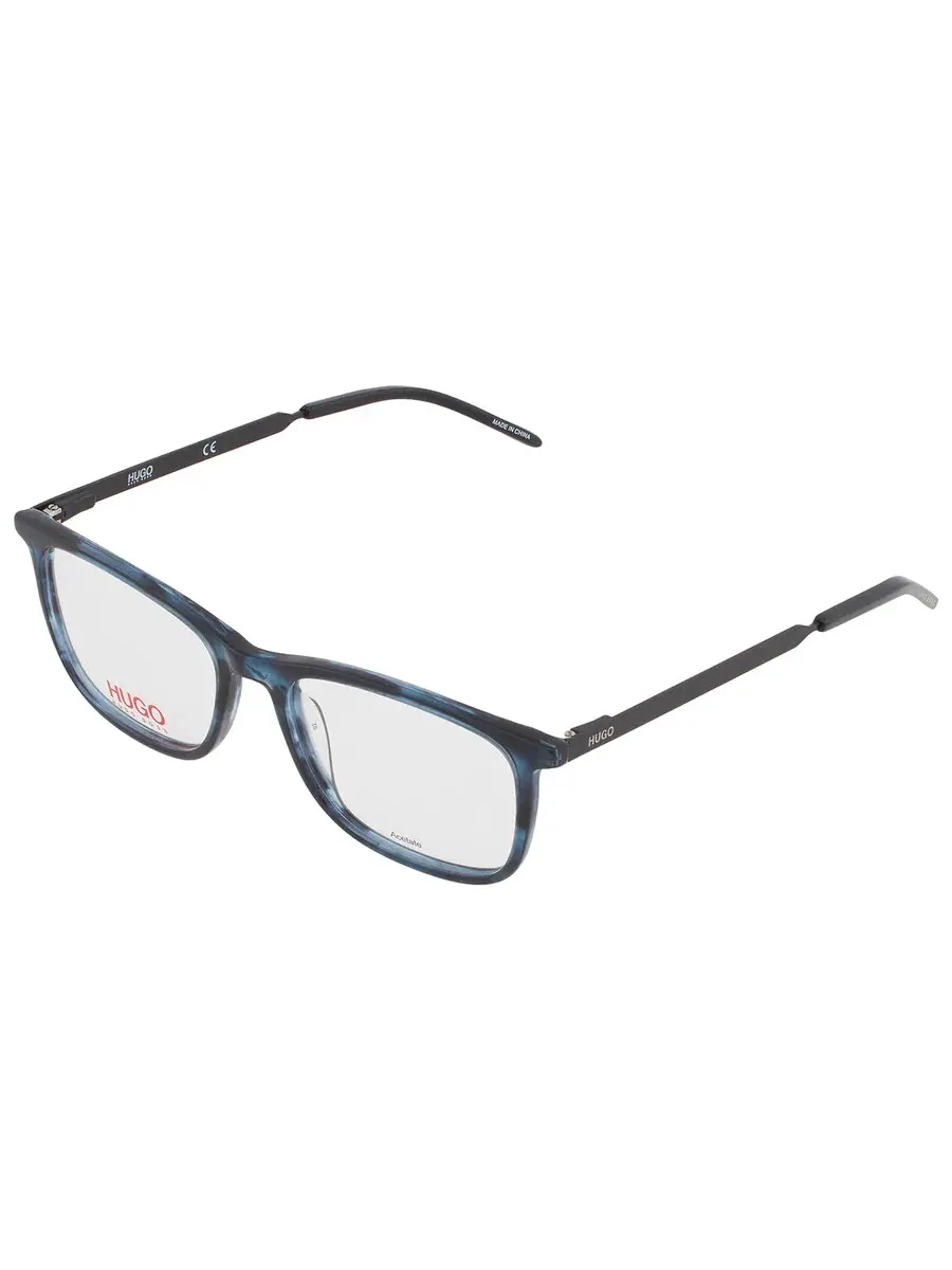 Мужские очки Hugo Boss Demo Square HG 1018 0AVS 52 — изображение 3 из 5, синий