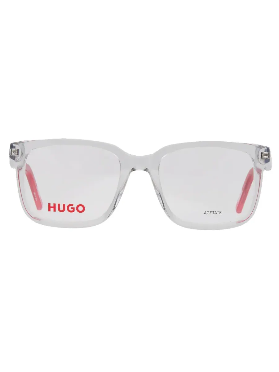 Мужские очки Hugo Boss Demo Square HG 1261 0268 51 — изображение 1 из 5, серый красный