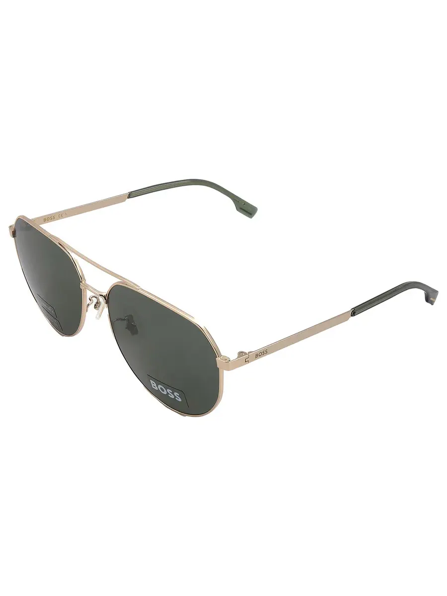 Солнечные очки Hugo Boss Green Pilot для мужчин BOSS 1473/F/SK 0J5G/QT 61 — изображение 4 из 6, золото