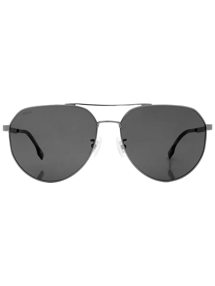 Солнцезащитные очки мужские Hugo Boss серые Pilot BOSS 1473/F/SK 06LB/IR 61 — изображение 1 из 6, серый