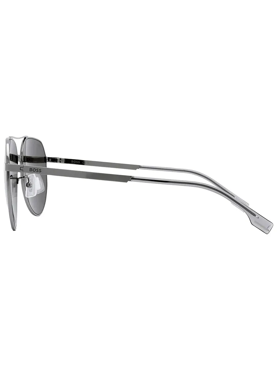 Солнцезащитные очки мужские Hugo Boss серые Pilot BOSS 1473/F/SK 06LB/IR 61 — изображение 5 из 6, серый