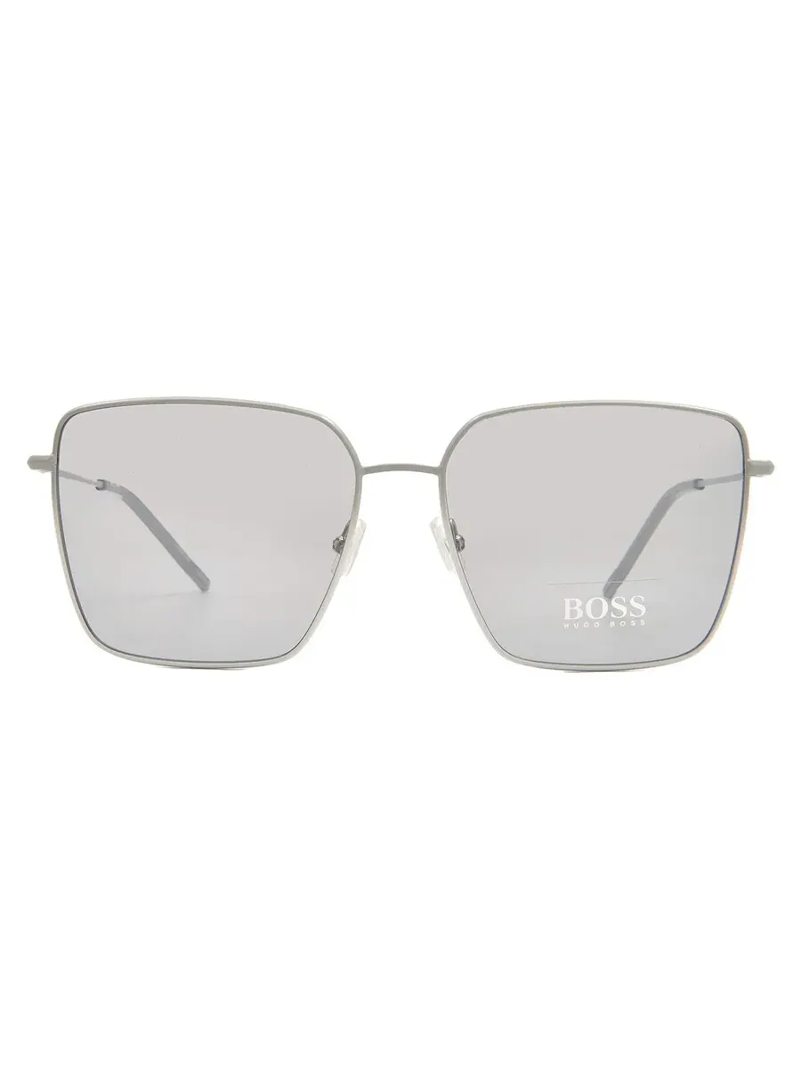 Женские солнцезащитные очки Hugo Boss Grey Square BOSS 1333/S 02M0/IR 59 — изображение 1 из 5, серый