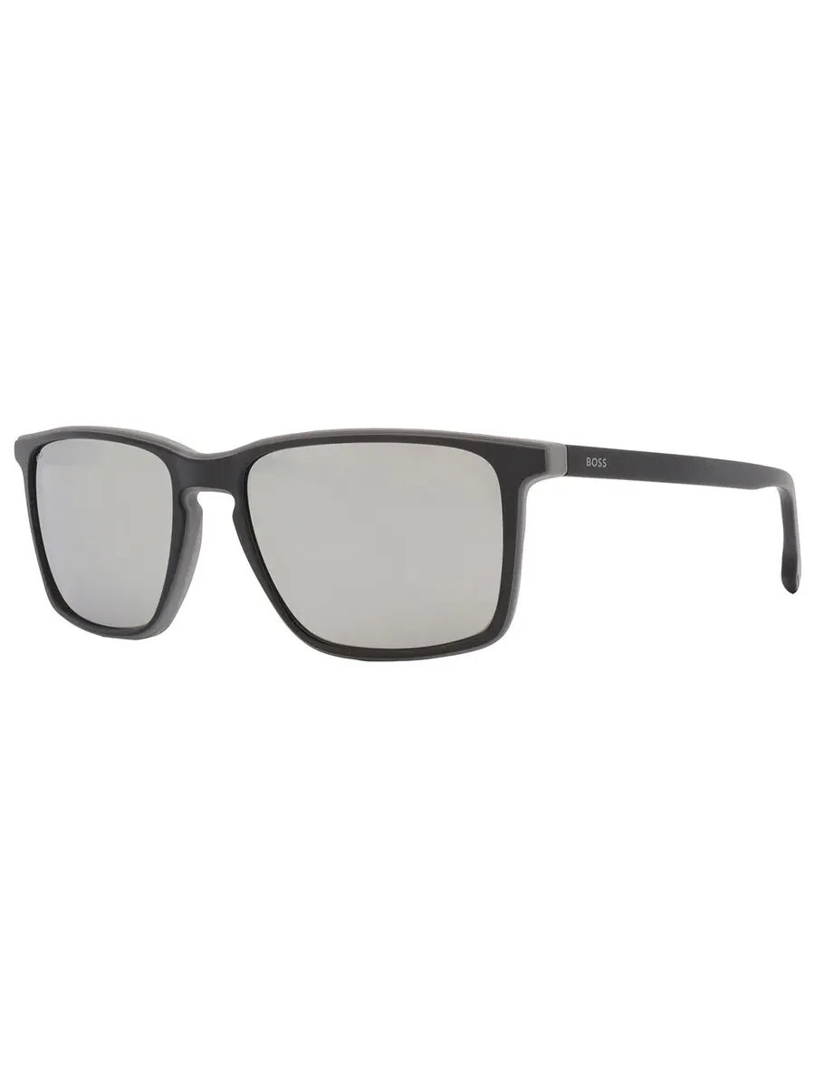 Мужские солнцезащитные очки Hugo Boss Silver Mirror прямоугольной формы BOSS 1556/O/S 0O6W/T4 57 — изображение 3 из 6