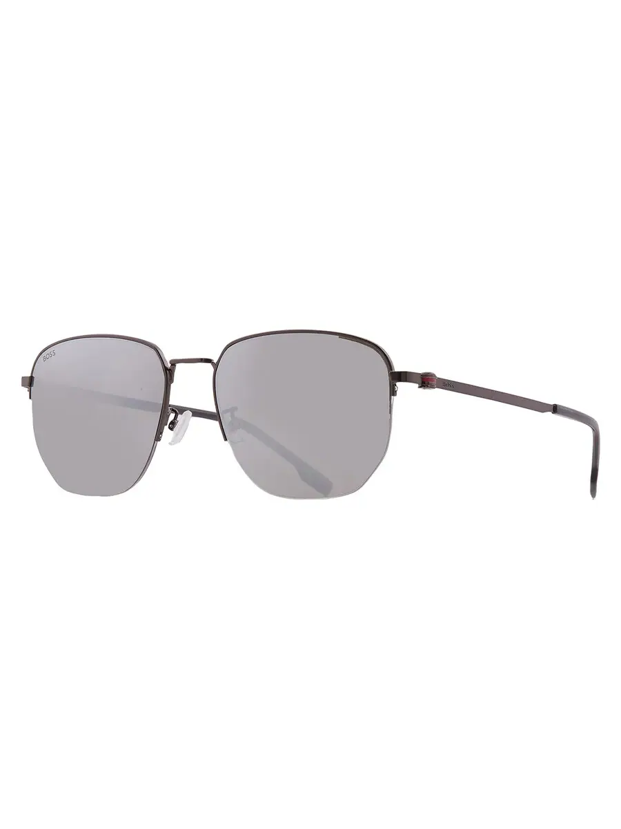 Солнечные очки Hugo Boss Silver Mirror Sport для мужчин BOSS 1538/F/SK 0R80/T4 57 — изображение 2 из 5, серый