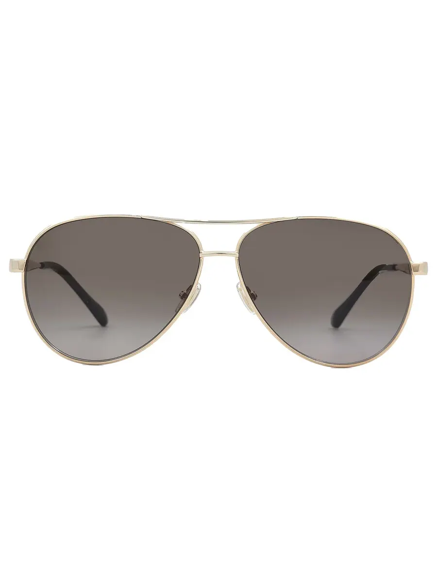 Женские солнцезащитные очки Jimmy Choo Brown Gradient Pilot JIMENA/S 006J/HA 60 — изображение 1 из 6, коричневый золотистый
