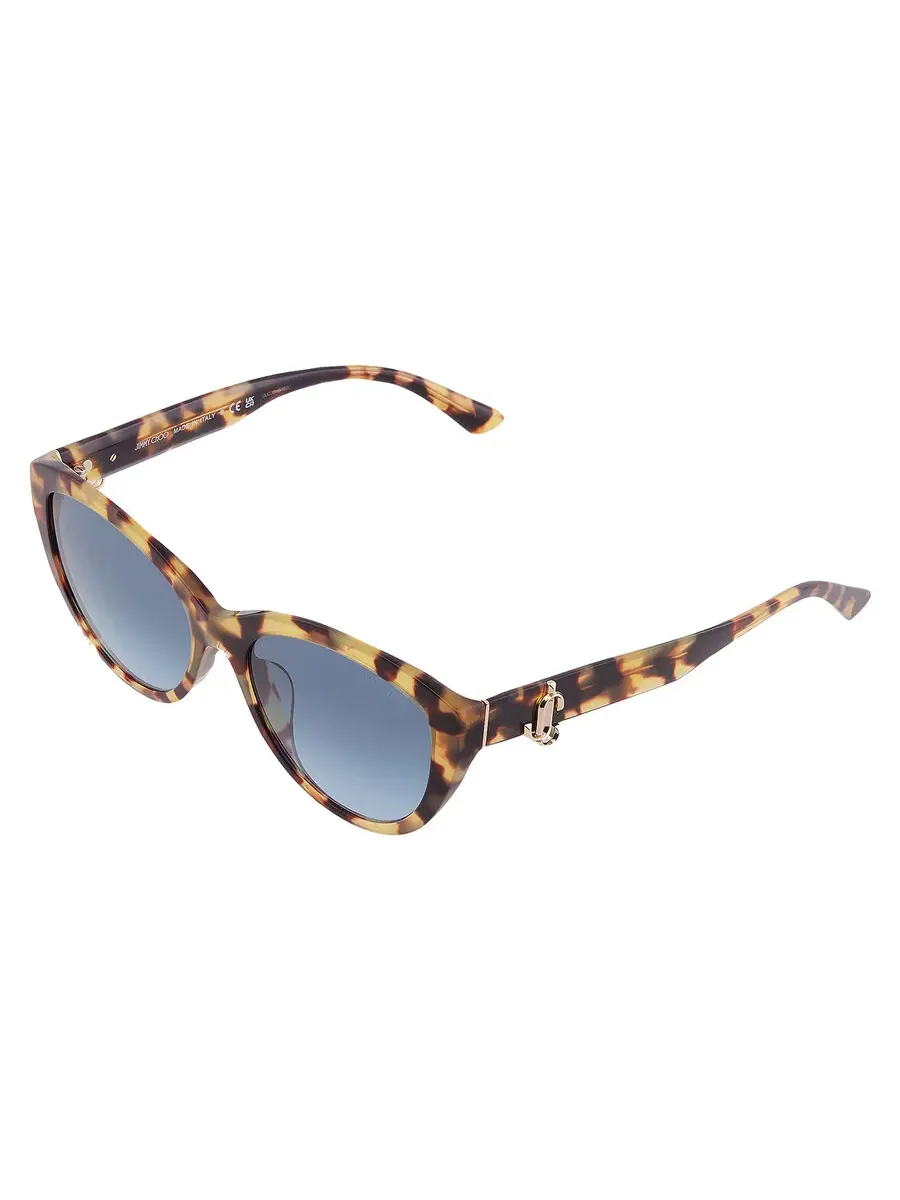 Солнцезащитные очки женские Jimmy Choo Gradient Blue Phantos JC5007F 500419 55 — изображение 3 из 5, желтый