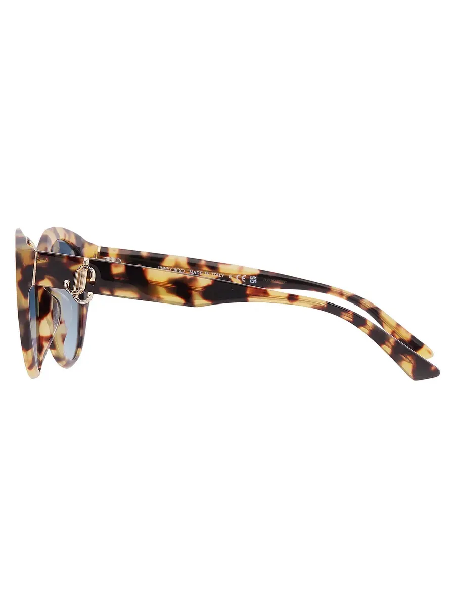 Солнцезащитные очки женские Jimmy Choo Gradient Blue Phantos JC5007F 500419 55 — изображение 4 из 5, желтый
