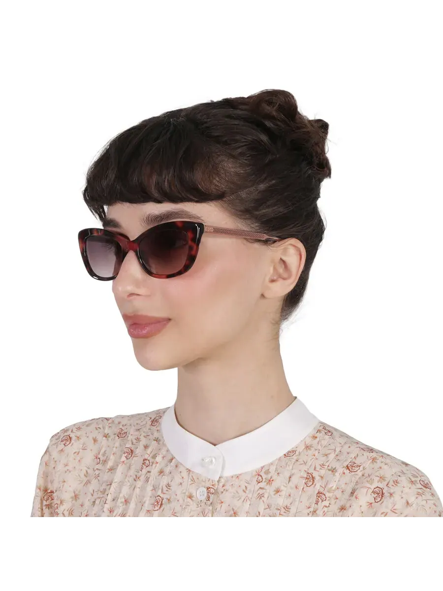 Женские солнцезащитные очки Kate Spade с градиентным переходом цвета "кошачий глаз" коричневого — изображение 2 из 5