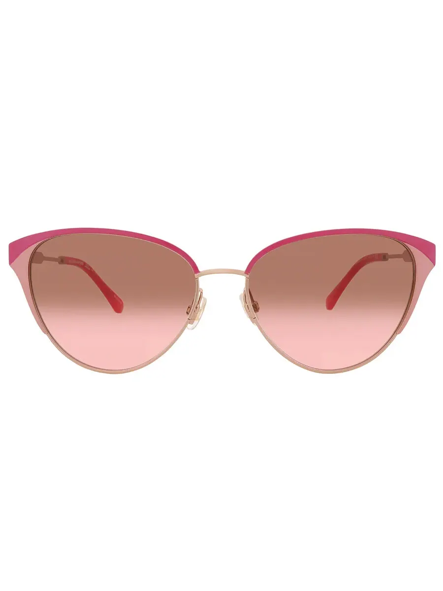 Женские солнцезащитные очки Kate Spade коричнево-розового градиента в стиле «кошачий глаз» — розовый