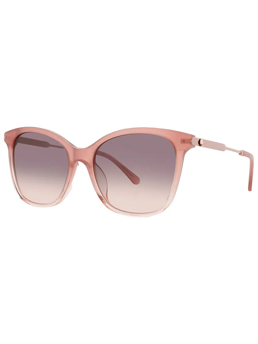 Серые очки для женщин с розовыми оттенками и бабочкой Kate Spade DALILA/S 035J/FF — изображение 2 из 4, розовый